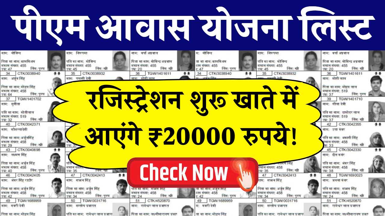 PM Awas Yojana Registration